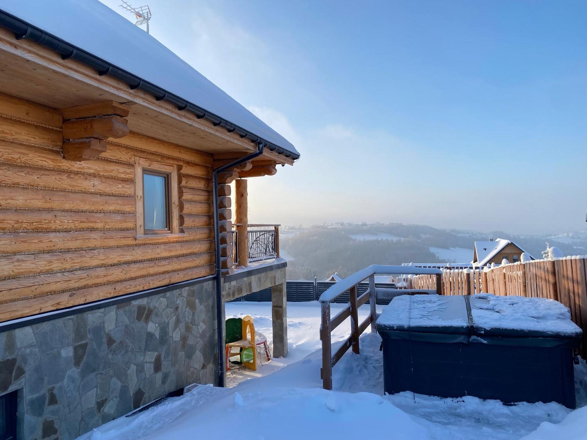 Zloty Gron Log Houses & Apartments Істебна Екстер'єр фото