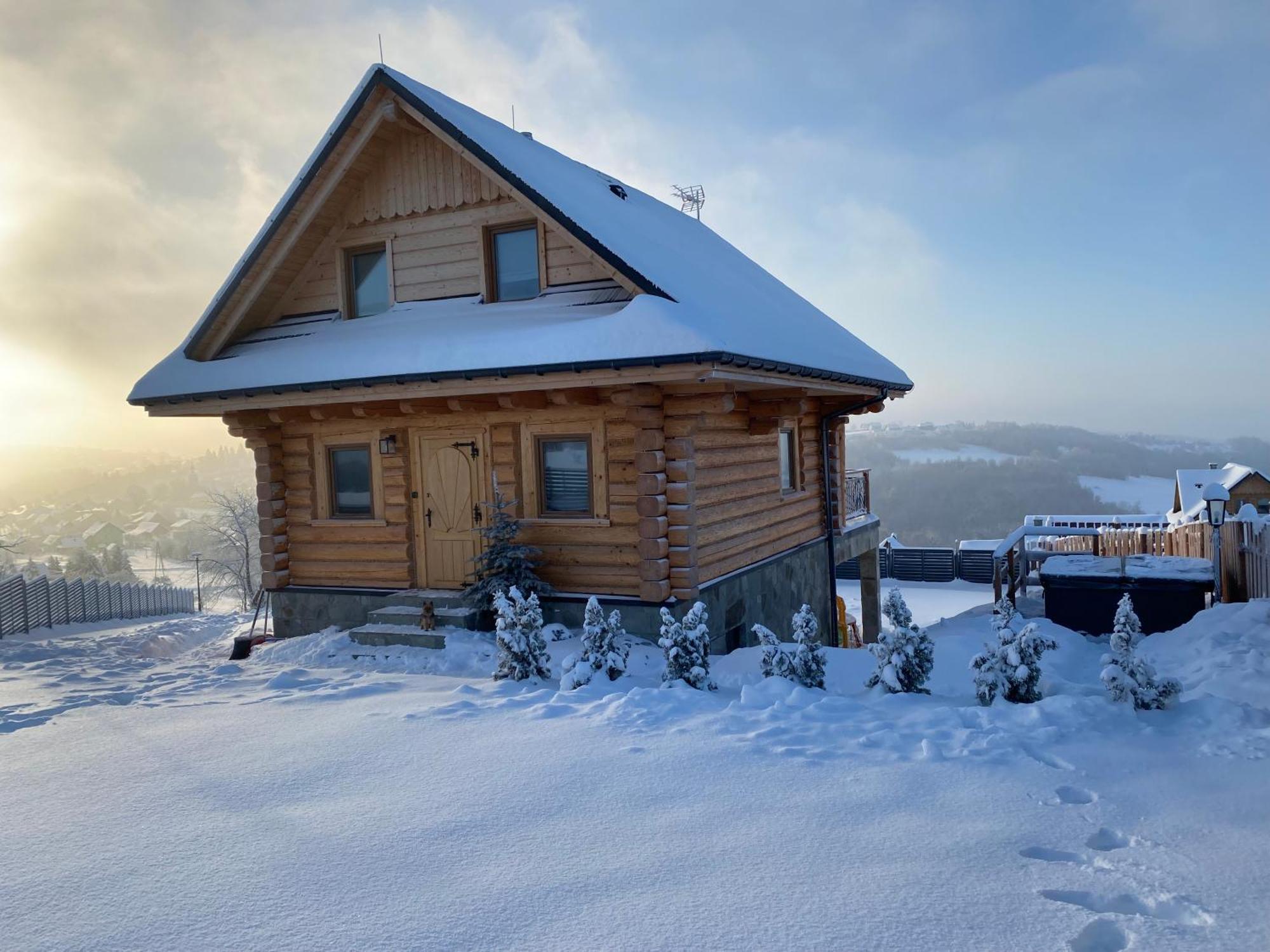 Zloty Gron Log Houses & Apartments Істебна Екстер'єр фото