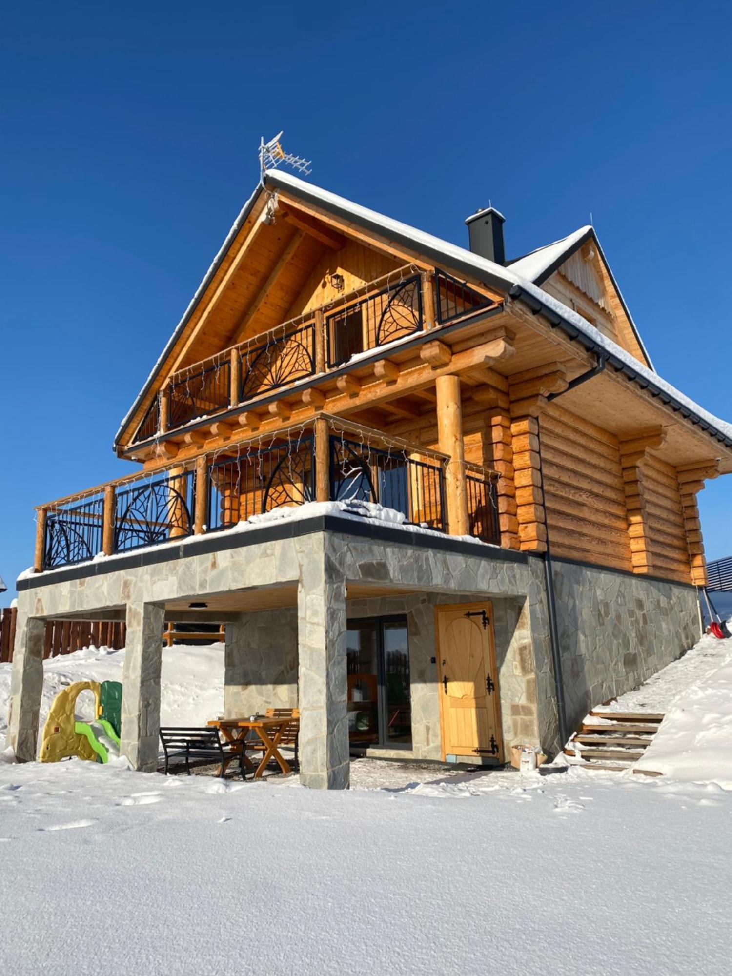 Zloty Gron Log Houses & Apartments Істебна Екстер'єр фото